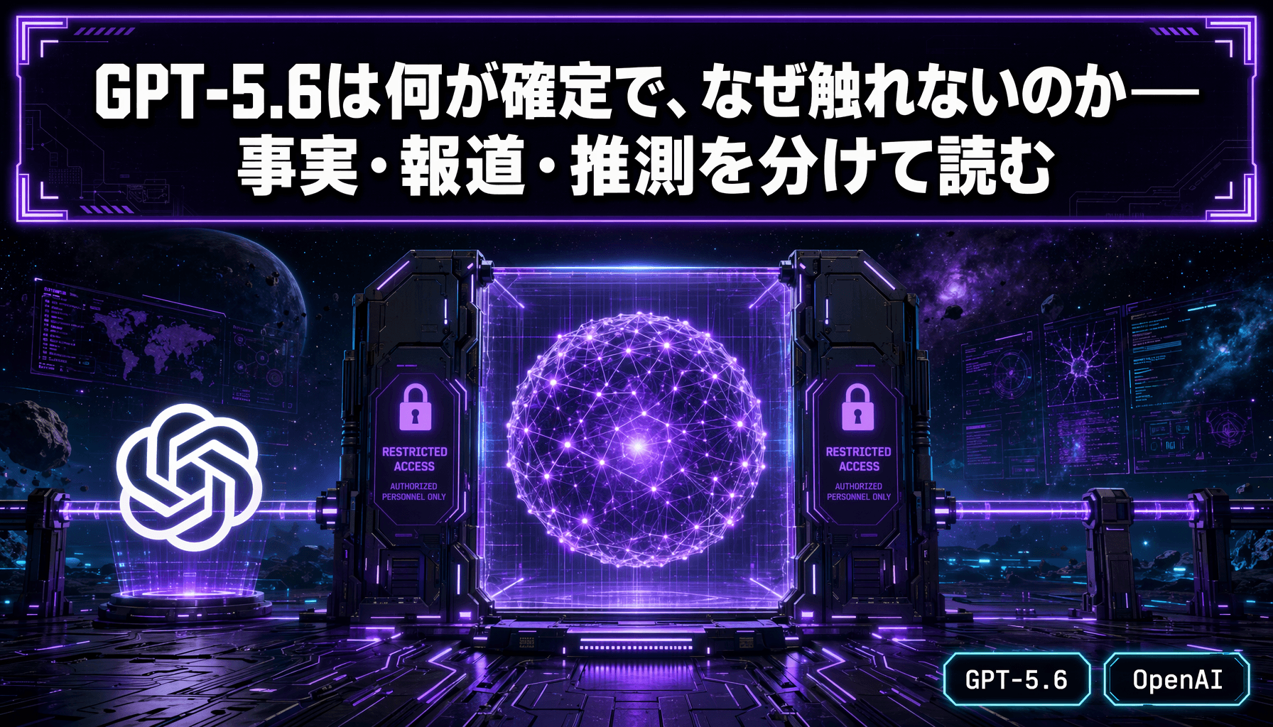 GPT-5.6は何が確定で、なぜ触れないのか——事実・報道・推測を分けて読む