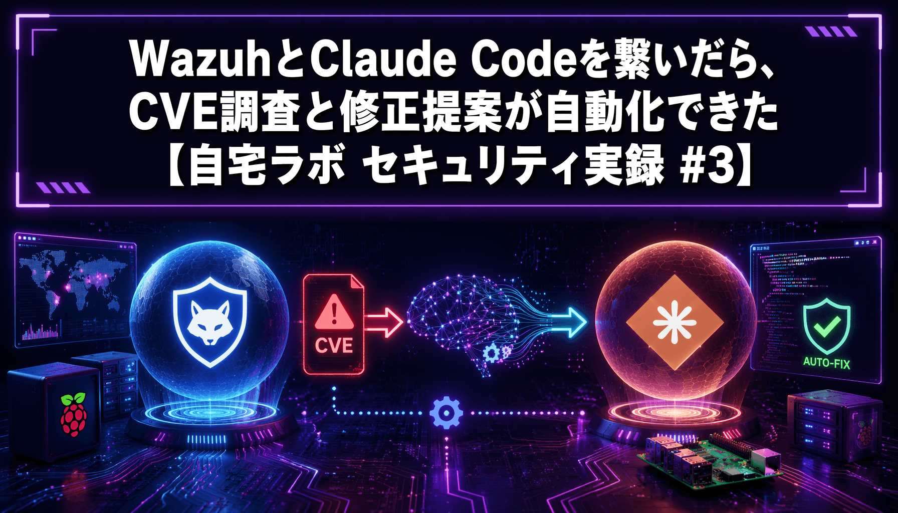 WazuhとClaude Codeを繋いだら、CVE調査と修正提案が自動化できた【自宅ラボ セキュリティ実録 #3】